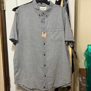 Men's Striped Gray Shirt